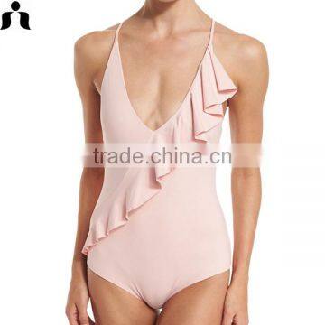 2017 OEM LADIES Bathing Suits One Piece Swimsuit Sport Wear photo-4