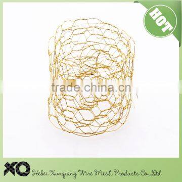 5m/roll yellow color hexagonal wire netting