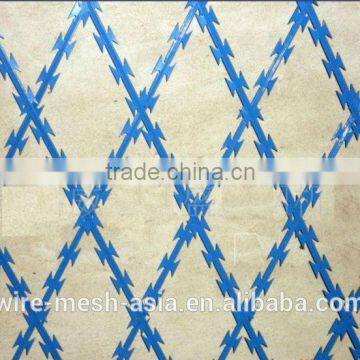 Razor Barbed Wire For Protective Mesh//thickness:0.45-0.55mm