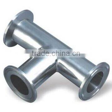 good quality sanitary stainless steel tri-clamp tee