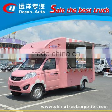 2016 Foton 4*2 Mobile food truck/ice cream cart/hot dog mobile food cart for sale