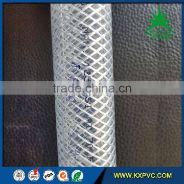 Flexible and colorful clear fiber reinforced hose from China