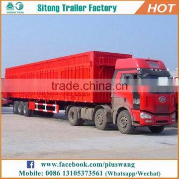 13 Meters Top-closed Type Box Van Truck Trailers Dry Cargo Transportation Box Trailer photo-3