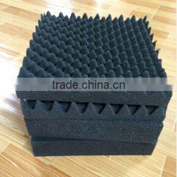 fireproof eco-friendly KTV room soundproof used self adhesive black acoustic foam