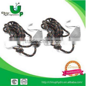 2016 Greenhouse 1/8 and 1/4 Lights Hanger/garden Rope Ratchet/attractive Design Hydroponics Equipment