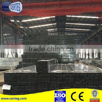 BV Certificate Galvanized Square Hollow Steel Tube Factory