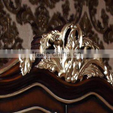 Luxury American Style Wine Cabinet, Royal Wood and Glass Showcase, Nice Hand Carving Display Cabinet (BF01-ML055) photo-4