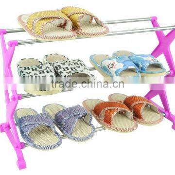 4 Tier Stackable Shoe Rack Shelf Stand Tower Storage Organizers photo-4