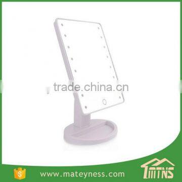 16 LED Illuminated Touch Screen Make Up Led Cosmetic Mirror photo-2