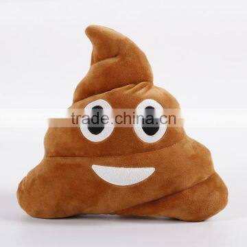 Plush Cotton Fabric Handmade Customized Poop Emoji Pillow photo-4