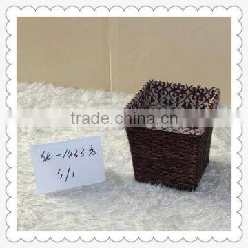 Mordern Convenient Practical Handmade Household Straw Willow Basket photo-4