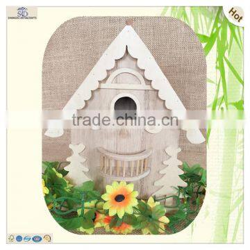 craft house shape wood tableware toy gift box