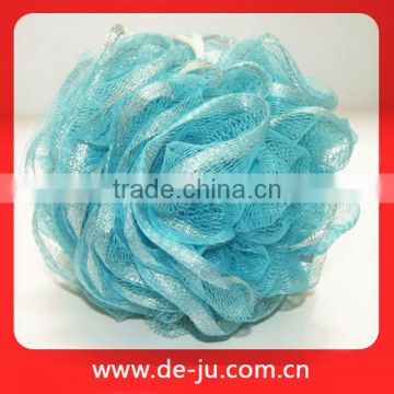 Ribbon Inside Light Blue Cheap Bath Sponges