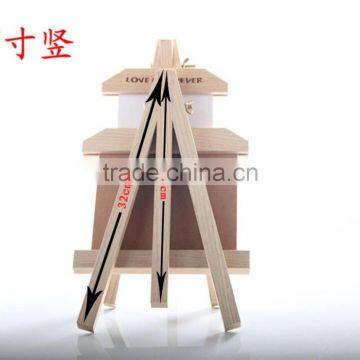 ecofriendly wooden mini easel,small wooden holder for hot sale