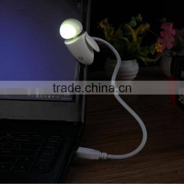 Creative USB Robot Shape Sensoring Night Light, Funny LED Decorative USB Flexible Night Lamp For Wholesale