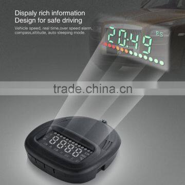 2016 Hot Sale Universal GPS HUD A1 Head Up Display Car OBD2 Speedometer KMH MPH Overspeed Alarm For All Cars photo-2