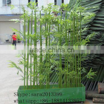 Home Garden Decoration Artificial Outdoor Green Lucky Bamboo Fake Evergreen Bamboo photo-4