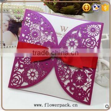 Hollow Logo Printed Invitation Card photo-3