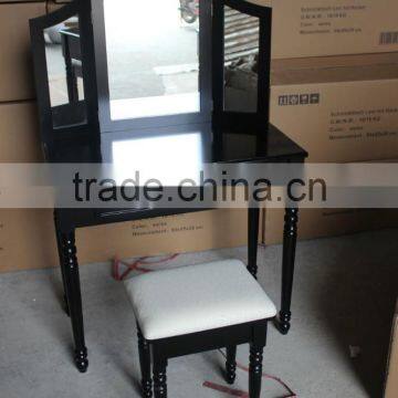 dressing table /Dressing Table /Face/MakeUp Vanity Table Antique Dressing Vintage Mirror Wood Dresser with Seat