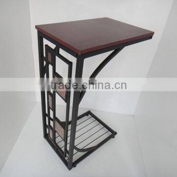 Geometric Design Tabletop Nightstand TV Book Tray Furniture Side Sofa End Table photo-4