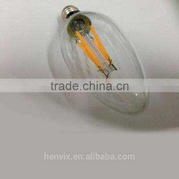 on sale qualified filament led bulb, warm white high lumens t10 led light bulb dimmable