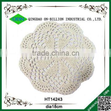 Disposable Cotton Crochet Table Placemat photo-3