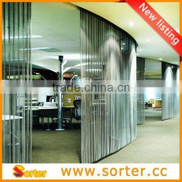 New design flexible metal chain mail curtain for office partition