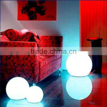Remote Control LED Lighted Hollow Plastic Sphere With Different Sizes photo-2
