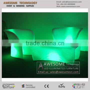 Luxury Led Glow Long End Table for Night Clubs photo-2