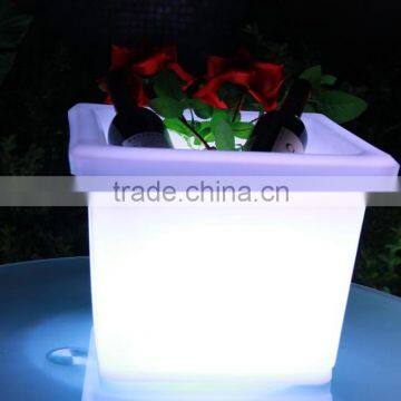 Led Illuminating Plastic Ice Bucket, Led Furniture Light Flower Pot photo-4