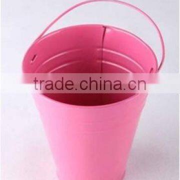 Powder Coated Metal Garden Bucket Kids Metal Bucket photo-3