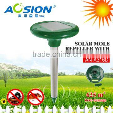 Aosion Smart Home Products Solar Mole Repeller with Rechargeable Battery