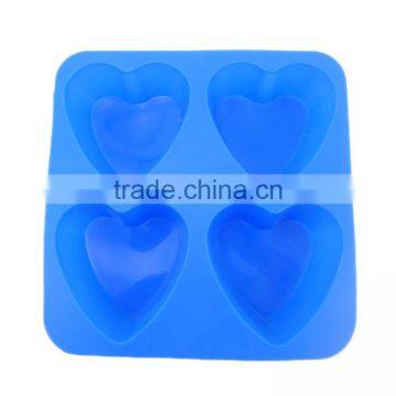 high quality 4 cup LOVE HEART shaped cake baking pan microwave CAKE PAN