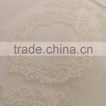 Graceful Glitter Lace Fram Sticker, Classic Decorative Shinny Glitter Sticker photo-2