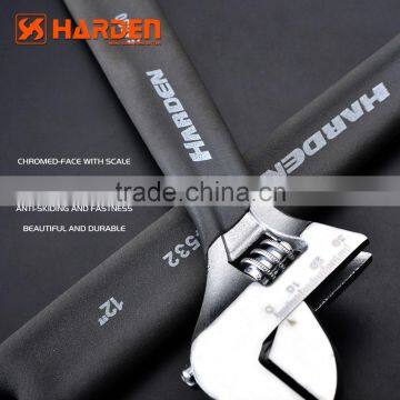 Professional Dipped 10" Chrome Vanadium Handle Adjustable Wrench photo-4