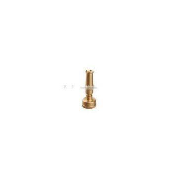 garden hose threaded brass nozzle with 3",3.5",4" from straight stream to cone spray
