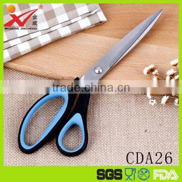 Chinese factory hot sale rubber and plastic students scissors