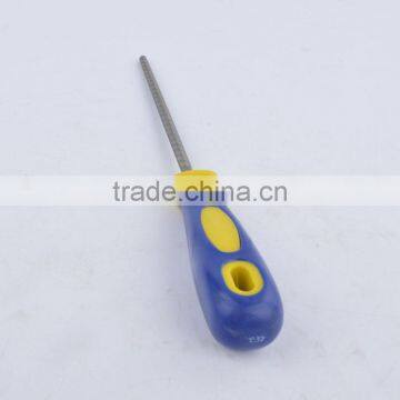 Round File With Double Color Handle Good Quality File photo-4