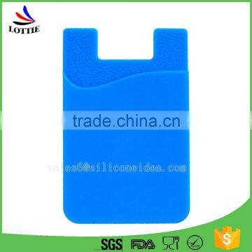 Lottie Supply Silicone Mobile Phone Card Pocket With Stand Holder photo-5