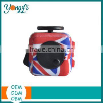 Hot Sale Magical Cube Desk Toy Anxiety Attention Relieves Stress Colorful Fidget Hand Spinner photo-3