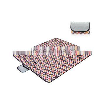 Wholesale Customised Logo Picnic Blanket Tartan Foldable Camping Picnic Mat With Waterproof PVC Coating photo-6