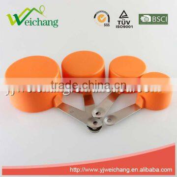 WCTS1065 Plastic & Stainless Steel Handle Measuring Cups ,Set of 4, photo-3