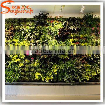 Factory Price Artificial Plants Wall Plastic Artificial Green Wall Customized Artificial Grass Wall photo-4
