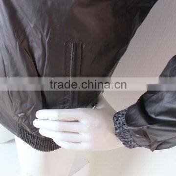 Fashion Black PU Leather Men Winter Jacket photo-4