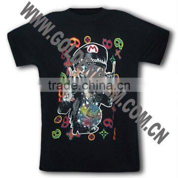 Men's ink printing T-shirts