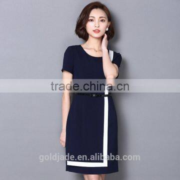 2016 Wholesale Elegant Office Ladies Mature Ladies Modern Dresses photo-2
