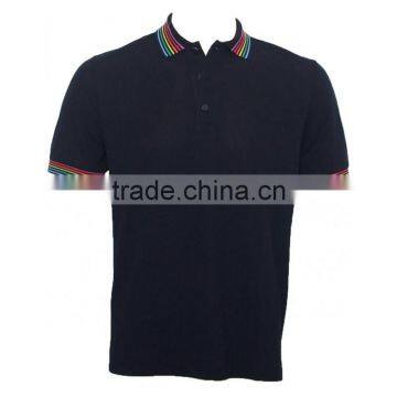 Dry Fit Polo Shirt Black Design for Men