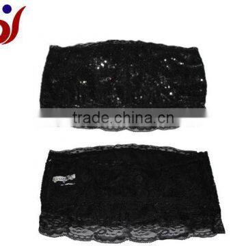 sexy lace bead tube top bra transparent inner underwear wholesale (accept OEM)