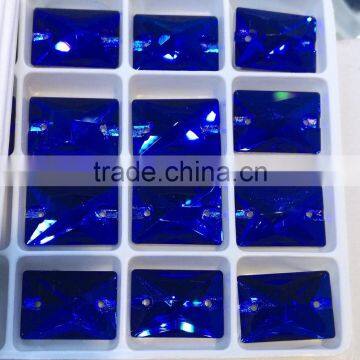 Rectangle Shape Flat Back Crystal Sew on Stone Loose Rhinestone for Jewelry Accessories photo-3