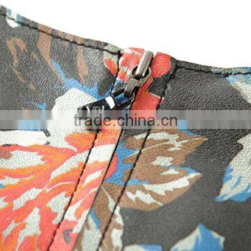 China Supplier Women Woven Garment Factory Ladies' Sleeveless Slim Fit Flora Printed Round-necked Designer One Piece Party Dress photo-5